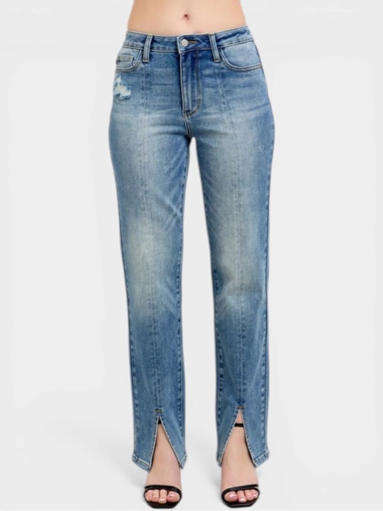 Judy Blue Denim - Judy Blue Slim Straight Jeans size 7/28 Medium Wash
